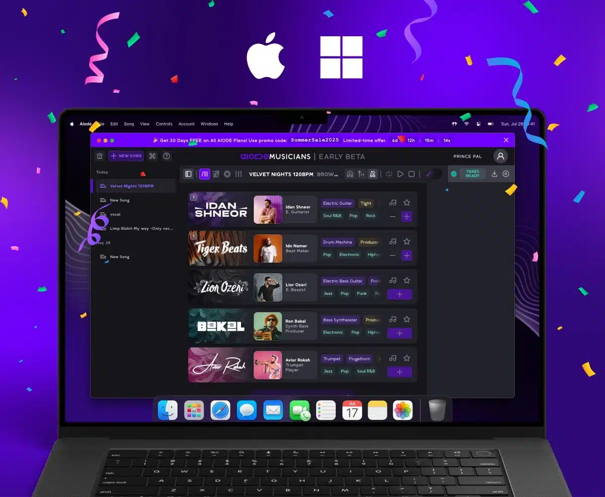 Aiode Launches Desktop App: AI Music Generation at Your Fingertips