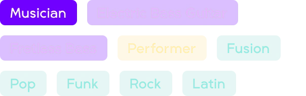 E. Bassist Tags