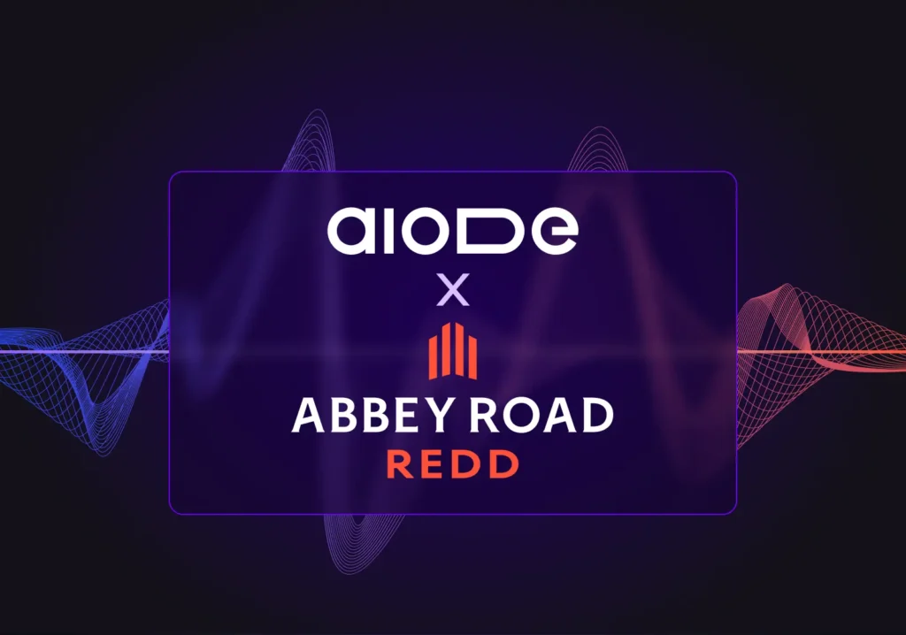 AIODE is thrilled to announce it is now part of Abbey Road REDD 2 pr update banner web